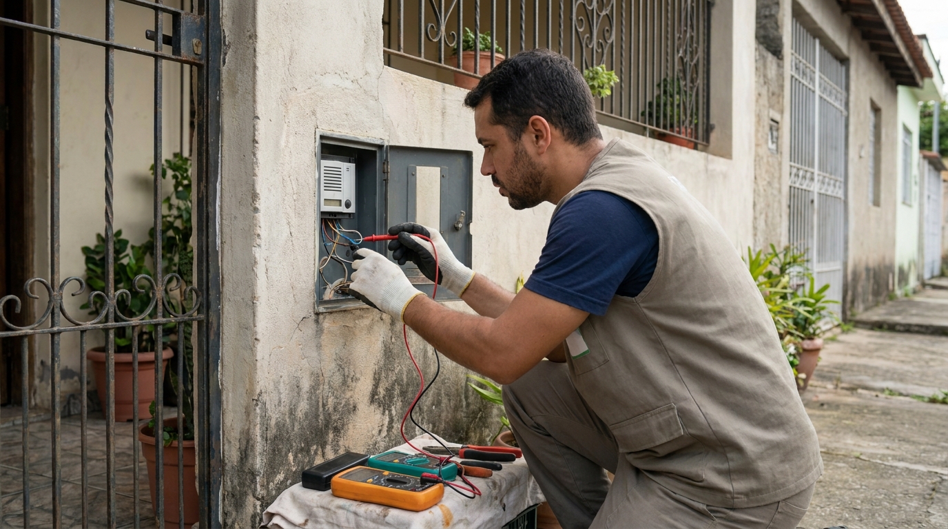 Conserto de interfone em Palhoça‑SC