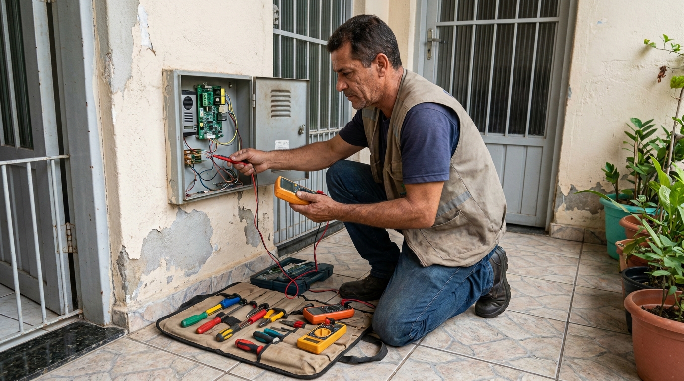 Conserto de interfone profissional em Palhoça‑SC