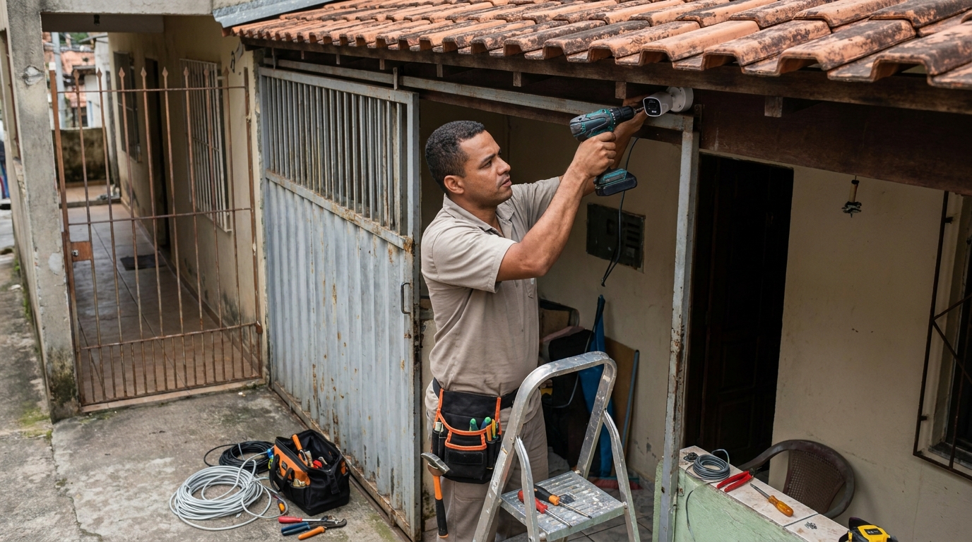 Instalacao de cameras de seguranca em Palhoça‑SC