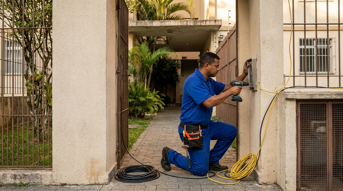 Instalacao de interfone profissional em Palhoça‑SC