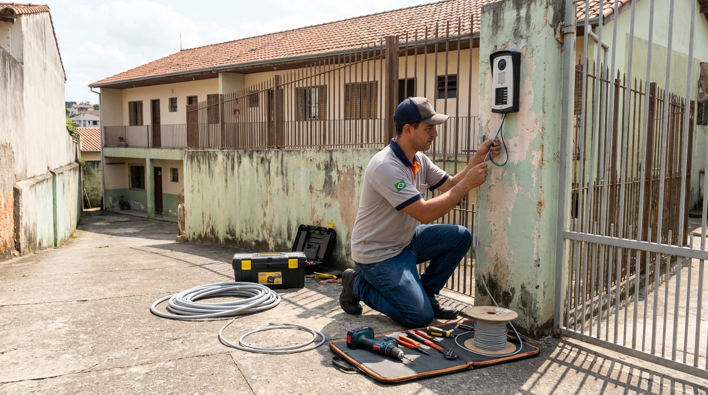 Instalacao de interfone residencial em Palhoça‑SC