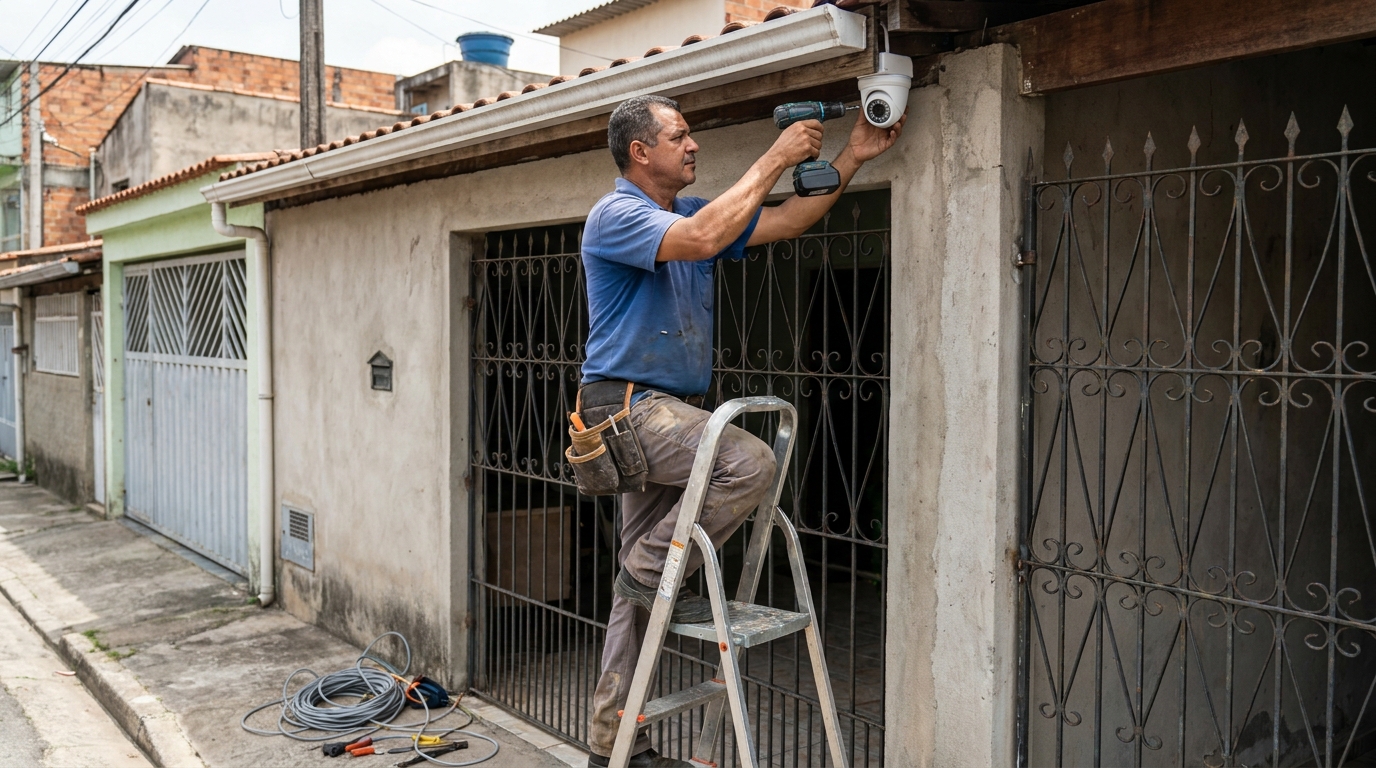 Instalacao de sistema de monitoramento em Palhoça‑SC