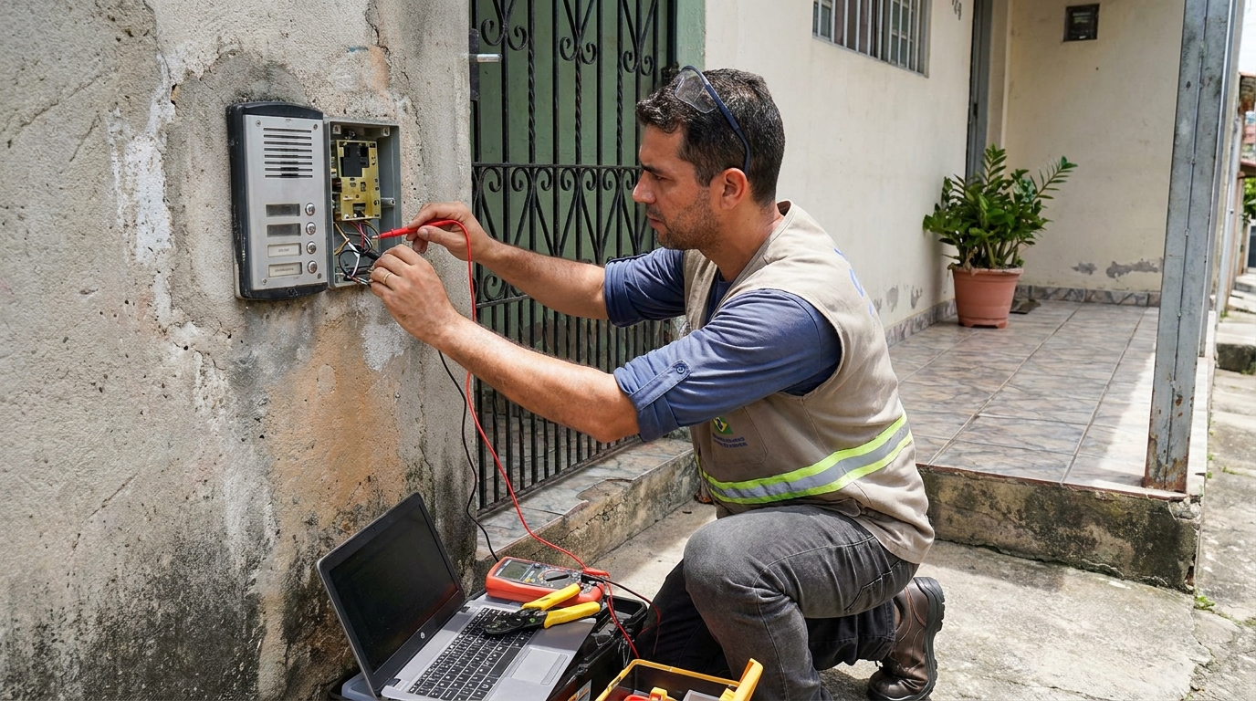 Reparo de interfone em Palhoça‑SC